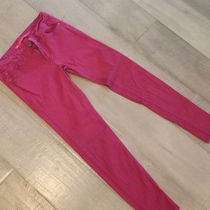 Hot pink pants